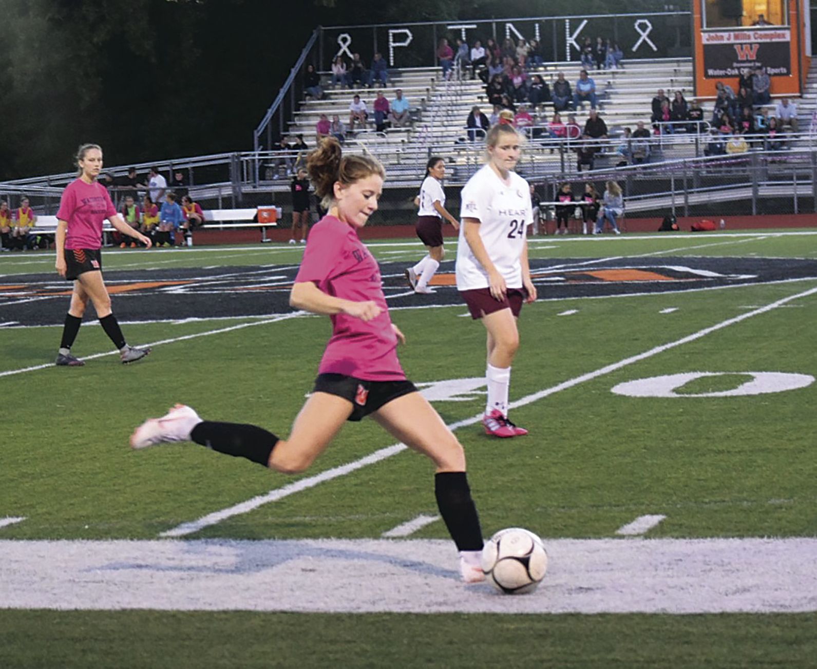 WHS Girls’ Soccer Hands Holy Cross First Loss of Season